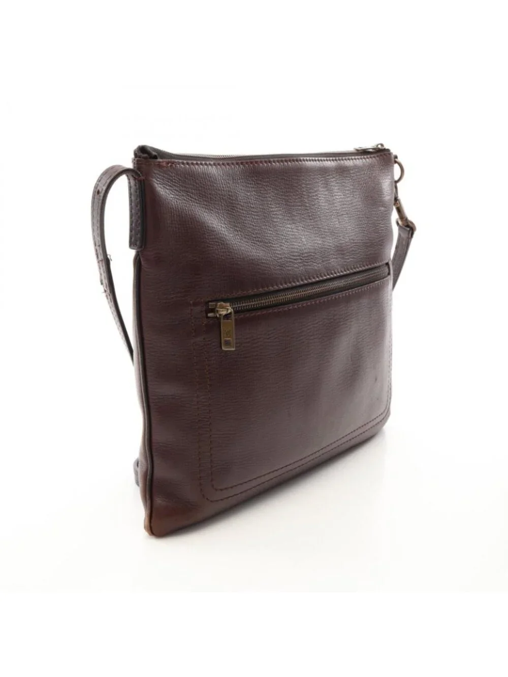 Louis Vuitton Shoulder Bag Sac Plat Utah Cafe Leather Sac